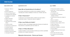 Desktop Screenshot of clickescolar.com.br